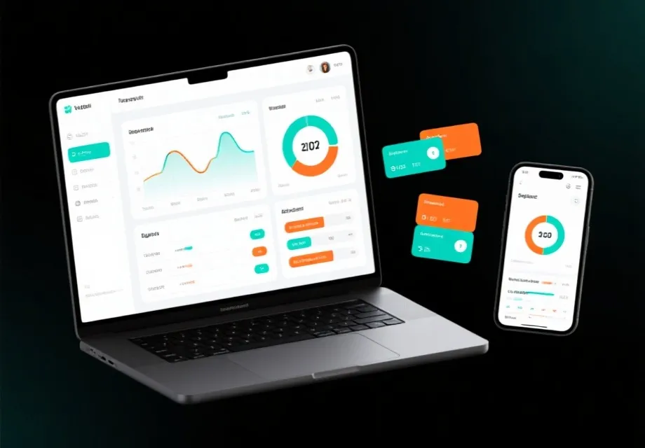 实时比分与数据面板示意图