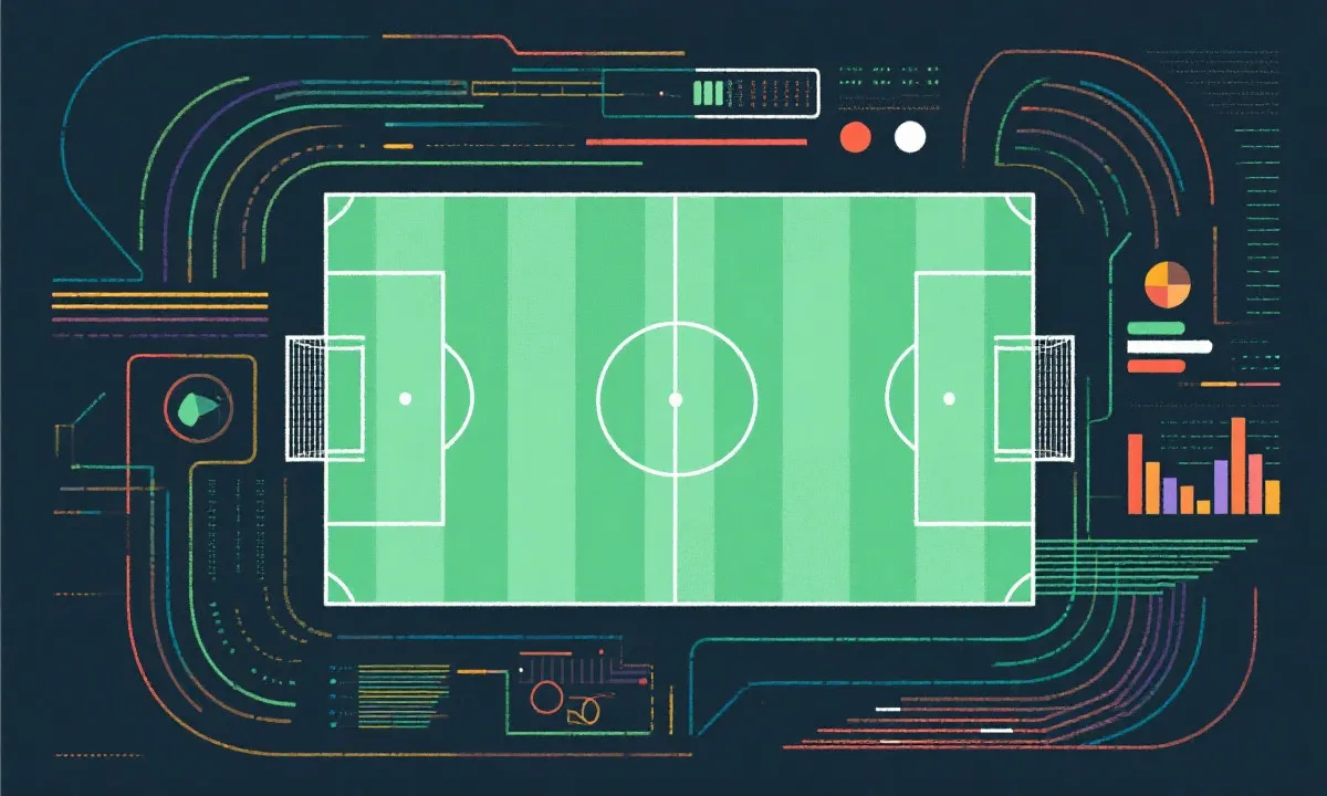 完场赛果数据可视化示意图